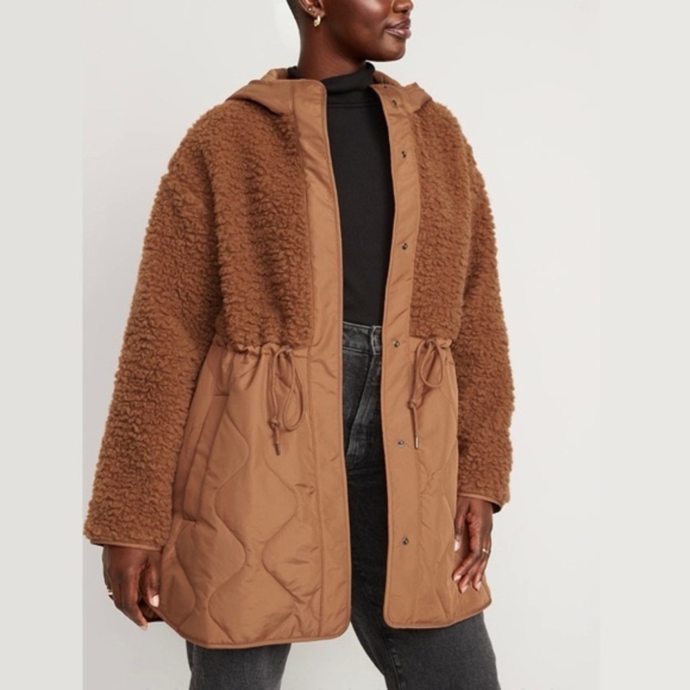 Old Navy Brown Puffer Jacket
